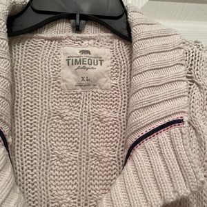Timeout xl cardigan off white